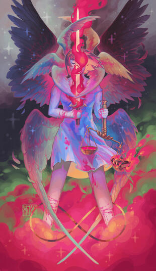 Vocaloid Tarot - Justice